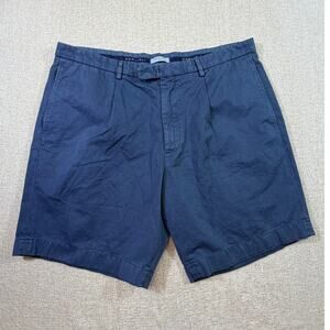 NWT Boglioli Milano Men 54 Blue Bermuda Vacation Golf Casual Summer Shorts